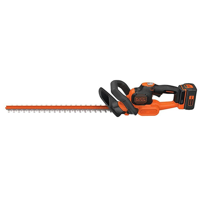 BLACK+DECKER 40V MAX Cordless Hedge Trimmer with POWERCOMMAND Powercut, 24-Inch (LHT341FF)