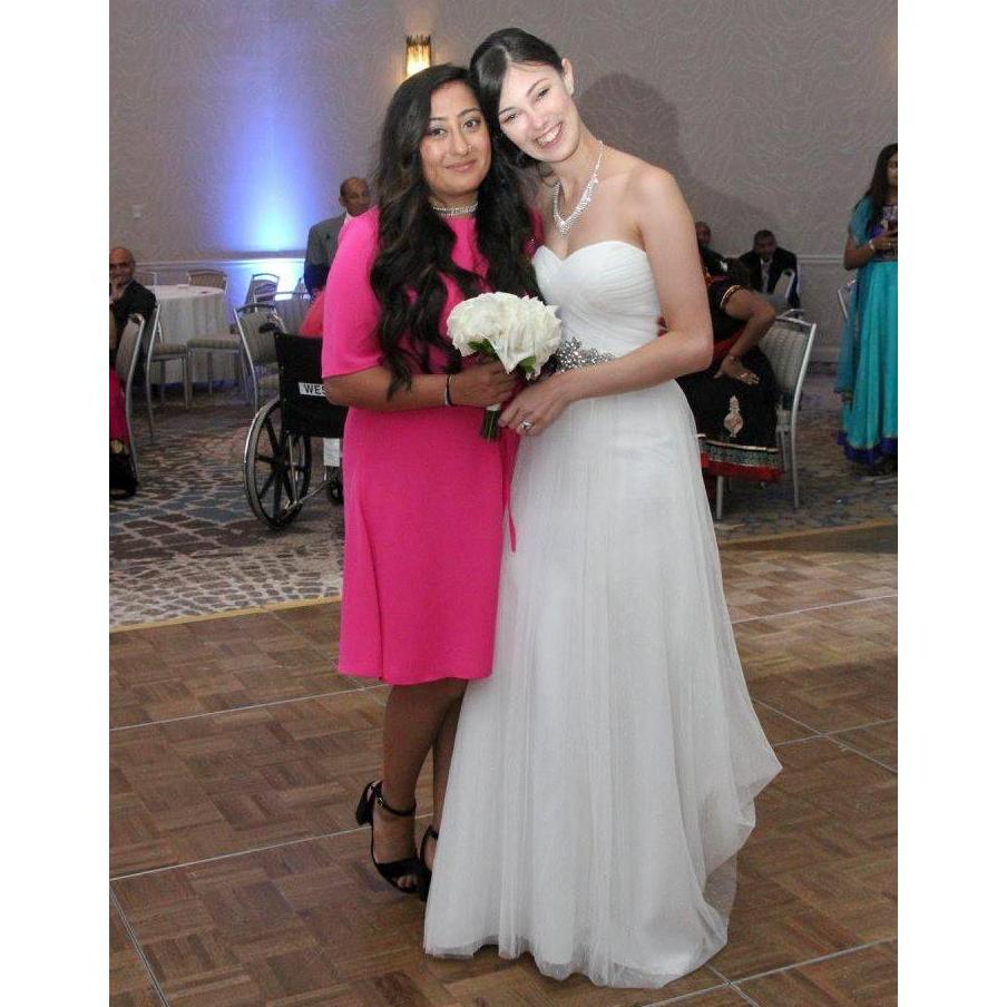 Kinjal & Nicole's Wedding Reception - I caught the bouquet