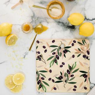 Olivia Sprig Square Serving Board
