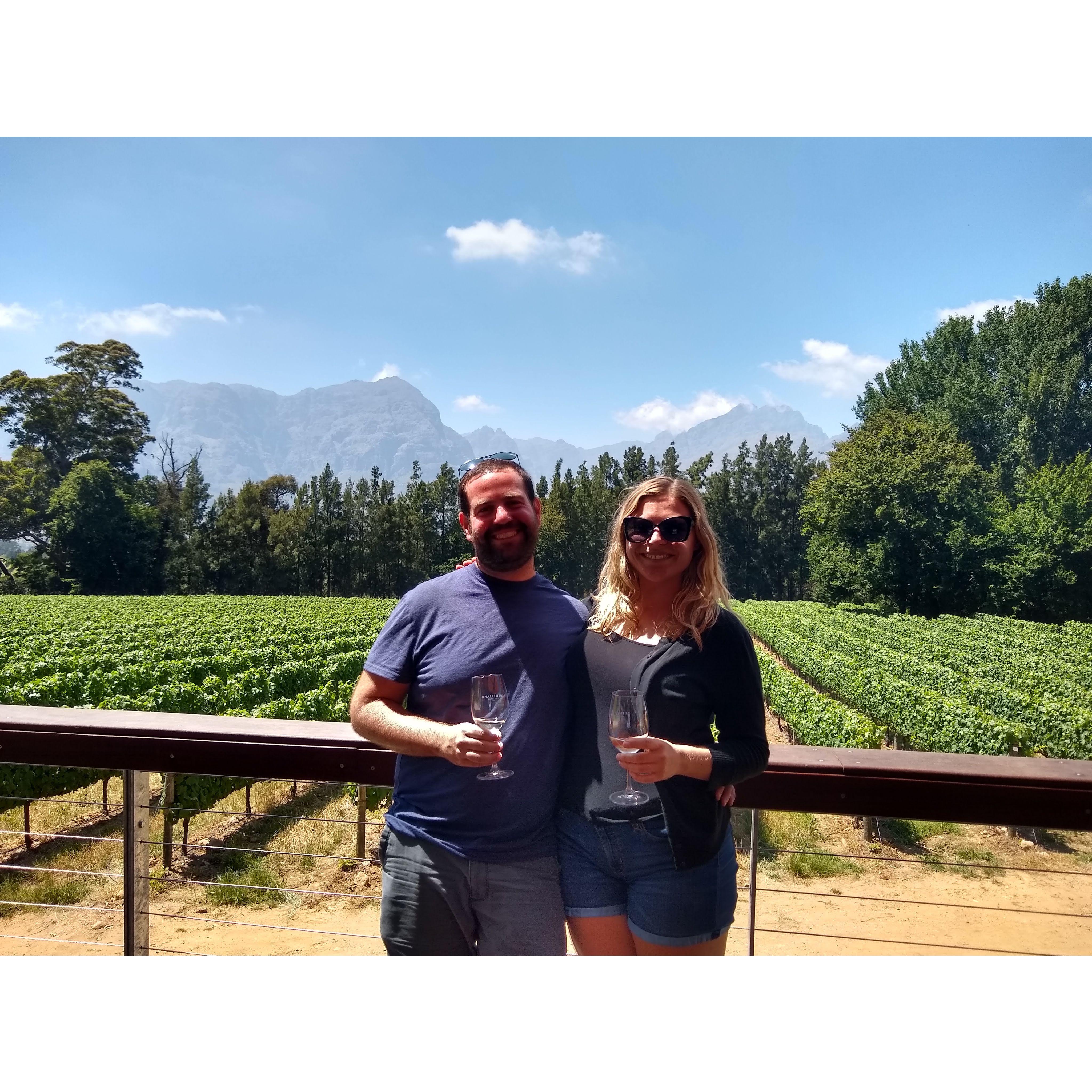 Wine tasting in South Africa