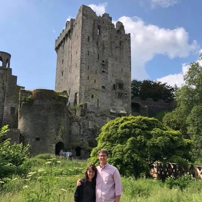 At Blarney Castle in Ireland!