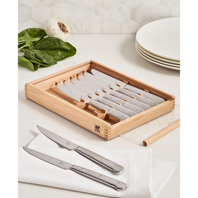 Zwilling J.A. Henckels Stainless Steel 8-Pc. Porterhouse Steak Knife Set