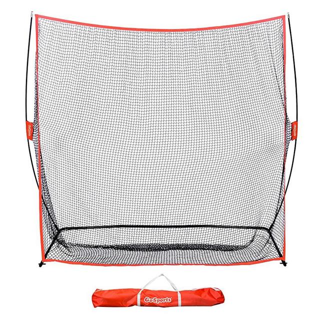 GoSports Golf Practice Hitting Net - Choose Between Huge 10' x 7' or 7' x 7' Nets -Personal Driving Range for Indoor or Outdoor Use - Designed by Golfers for Golfers