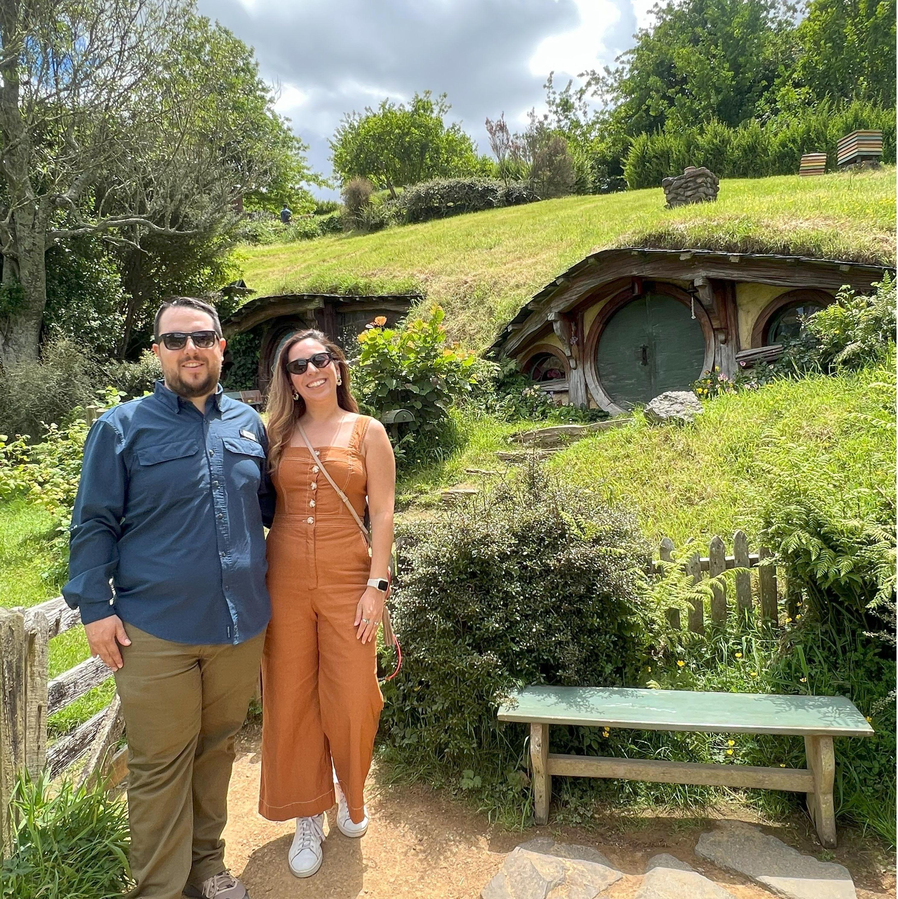 Visiting Hobbiton in New Zealand
