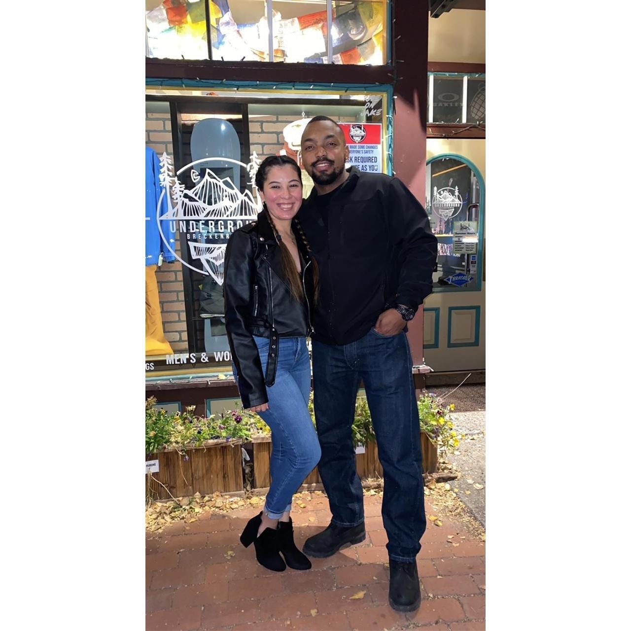 "Our first vacation together"