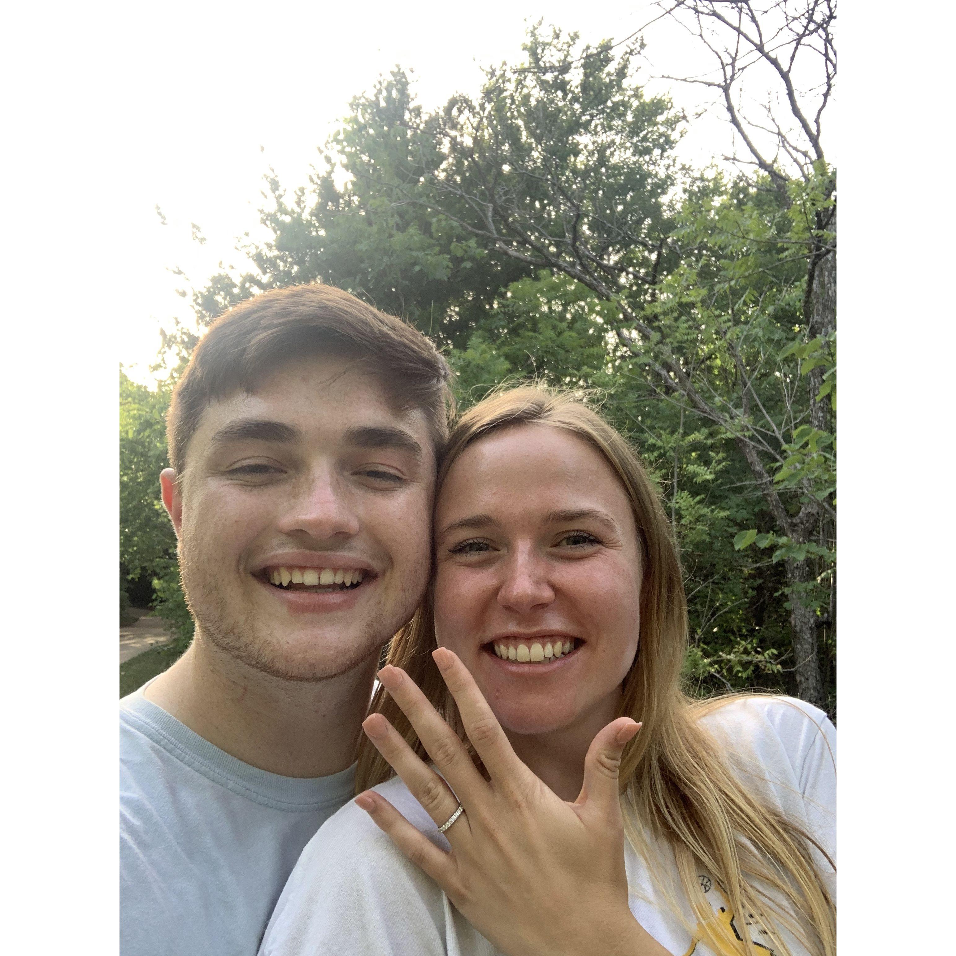 Look! We're engaged!