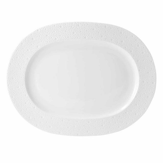 Bernardaud Ecume White Oval Platter