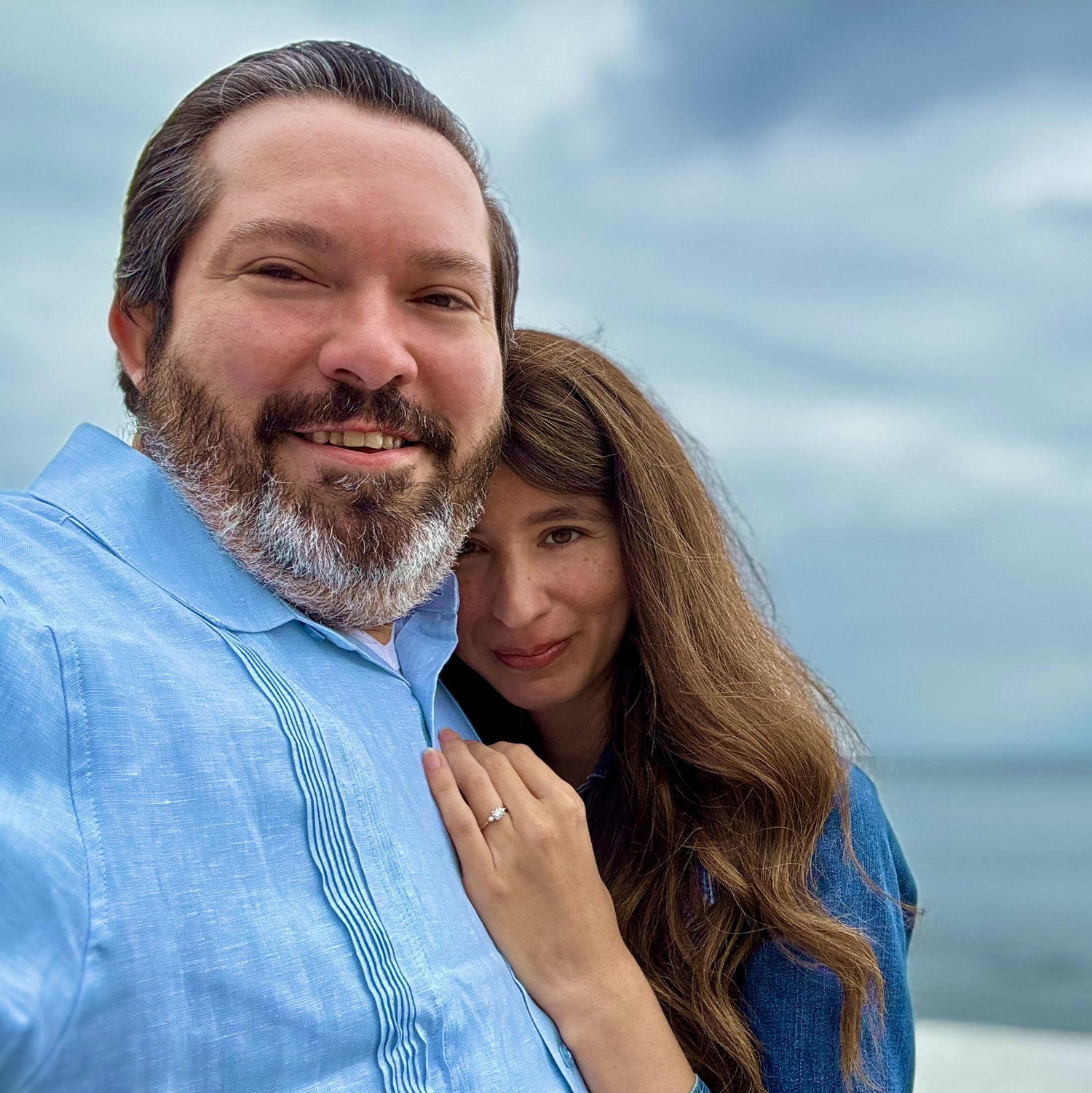 Day he proposed at Paradise Cove, Malibu