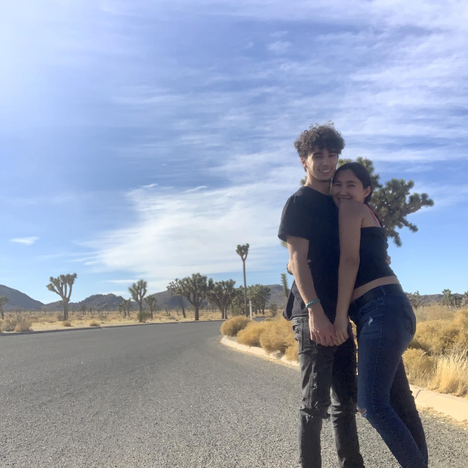 First year anniversary in JOSHUA TREE, recreating our first date(: