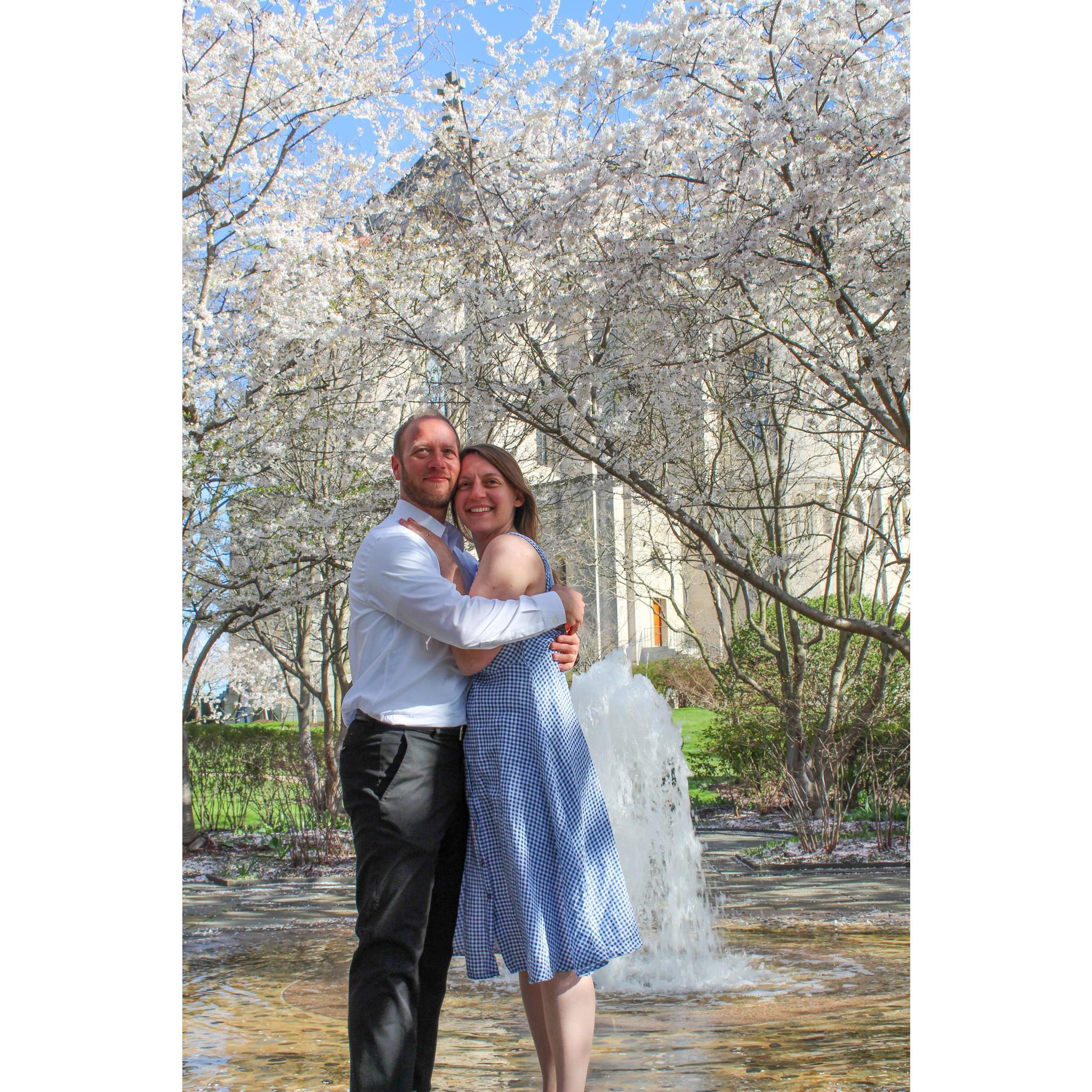 April 2, 2021 - Photos at the Basilica of the National Shrine