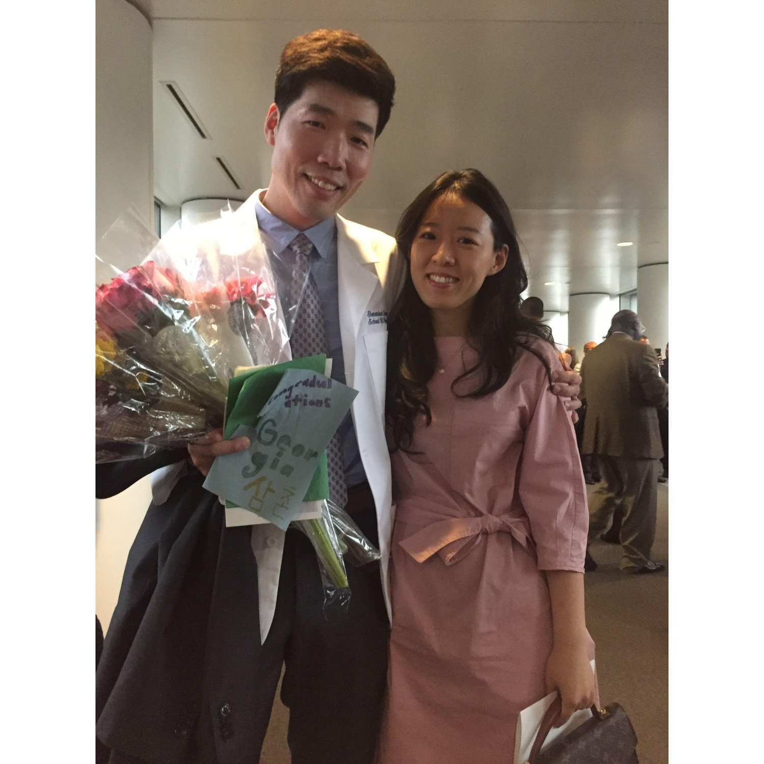 Shawn's white coat ceremony, 2017