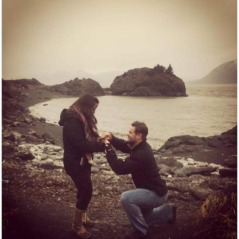 The proposal at Beluga Point