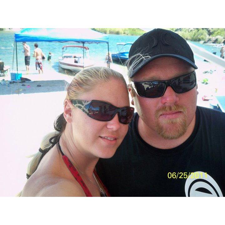 One of our first dates. Lake Havasu