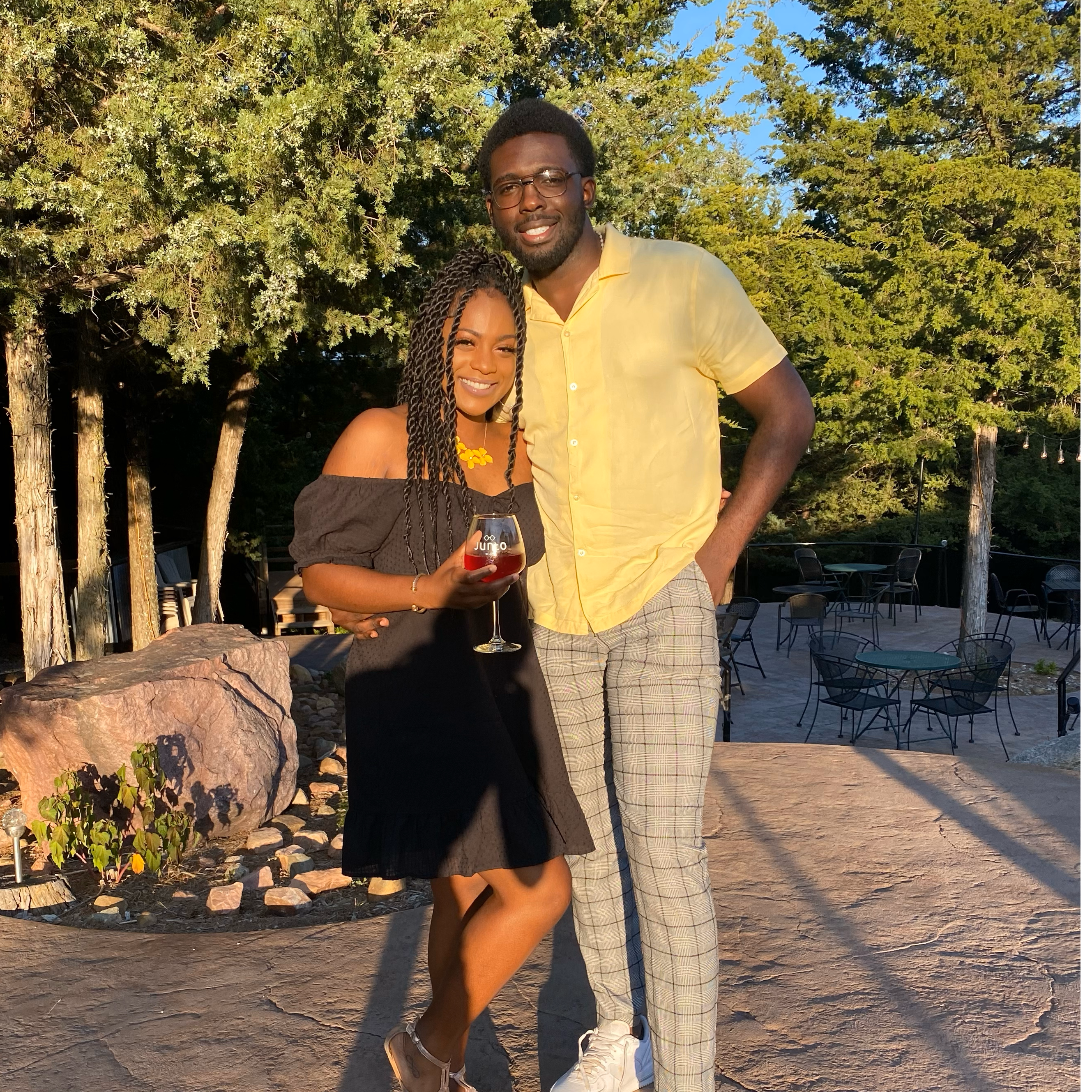 One of our favorite dates was visiting Junto Wine: a vineyard and winery in Nebraska.