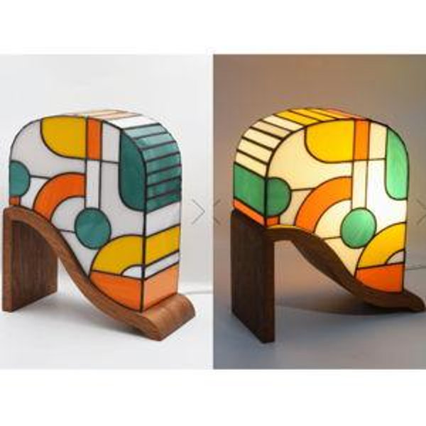 Élevation Stained Glass Lamp