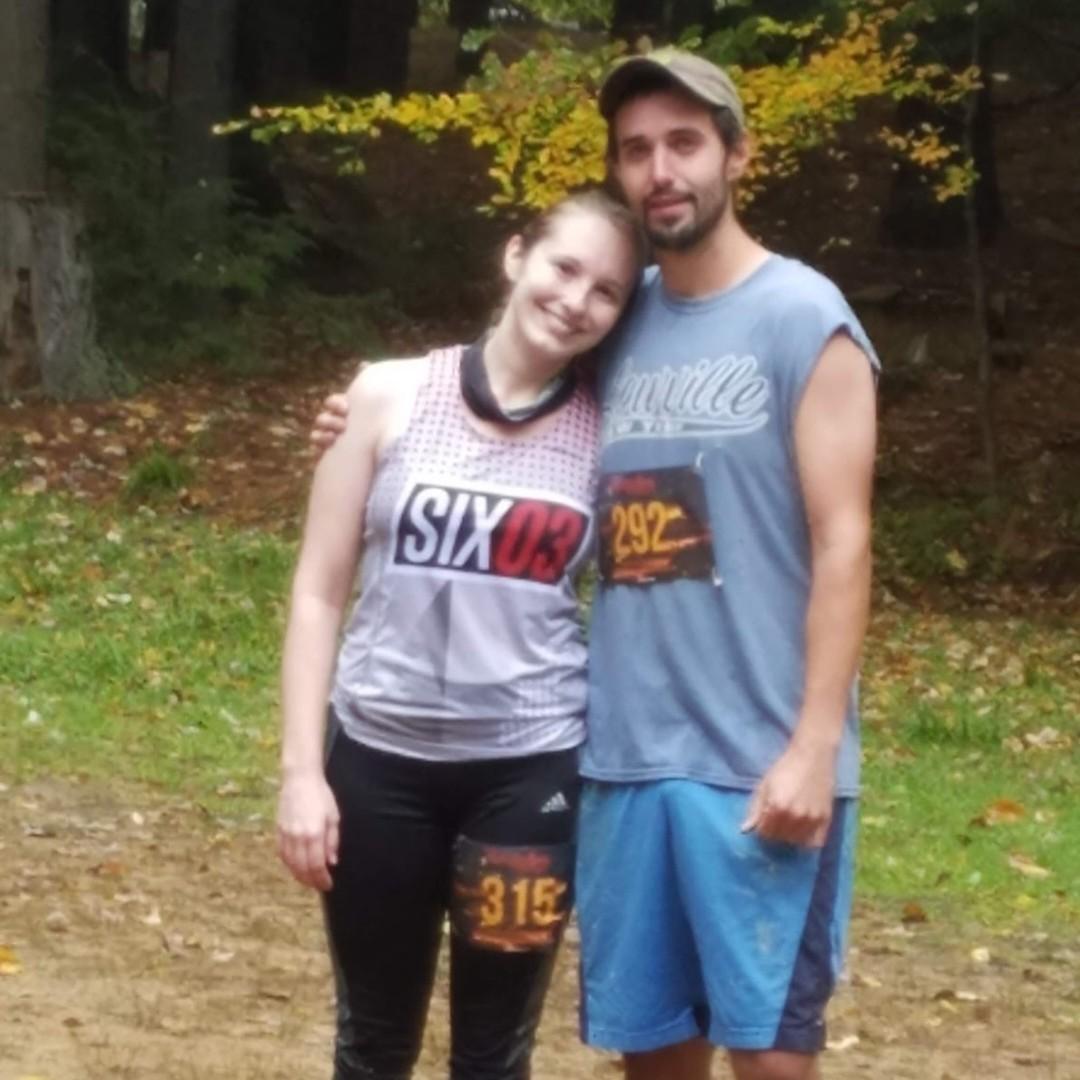 Another trail race in Pawtuckaway State Park in NH