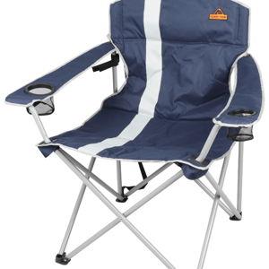 Ozark Trail Big and Tall Chair with Cup Holders, Blue, Adult