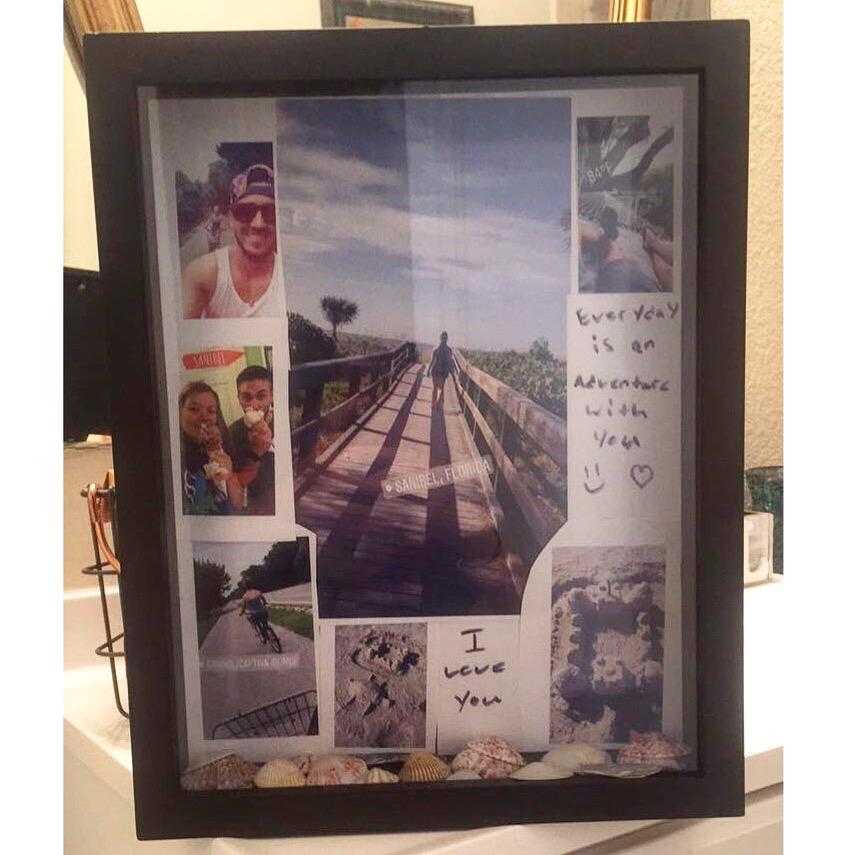 A picture frame Michael made for Lea