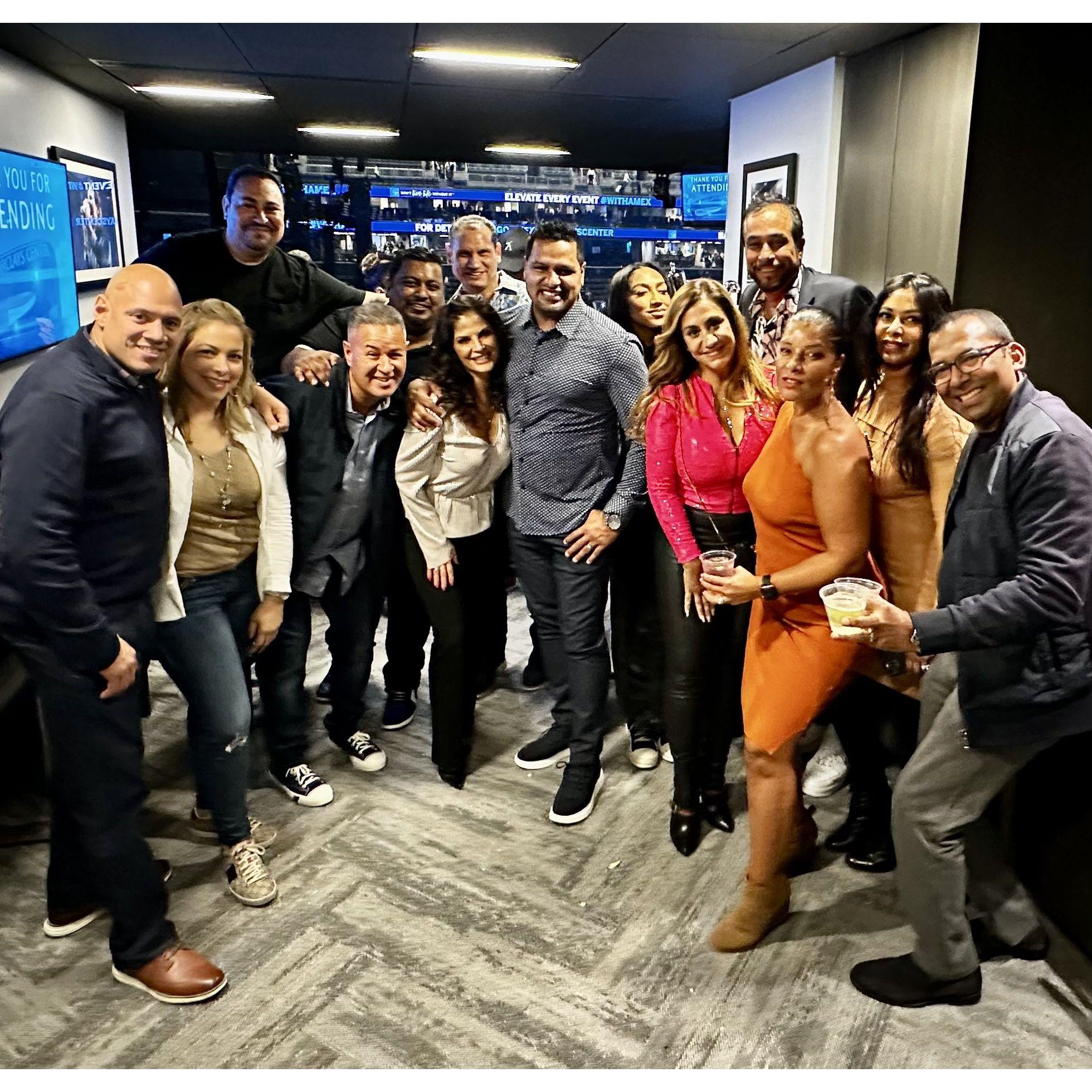 Marc Anthony at Barclays Center - the Bronx crew.