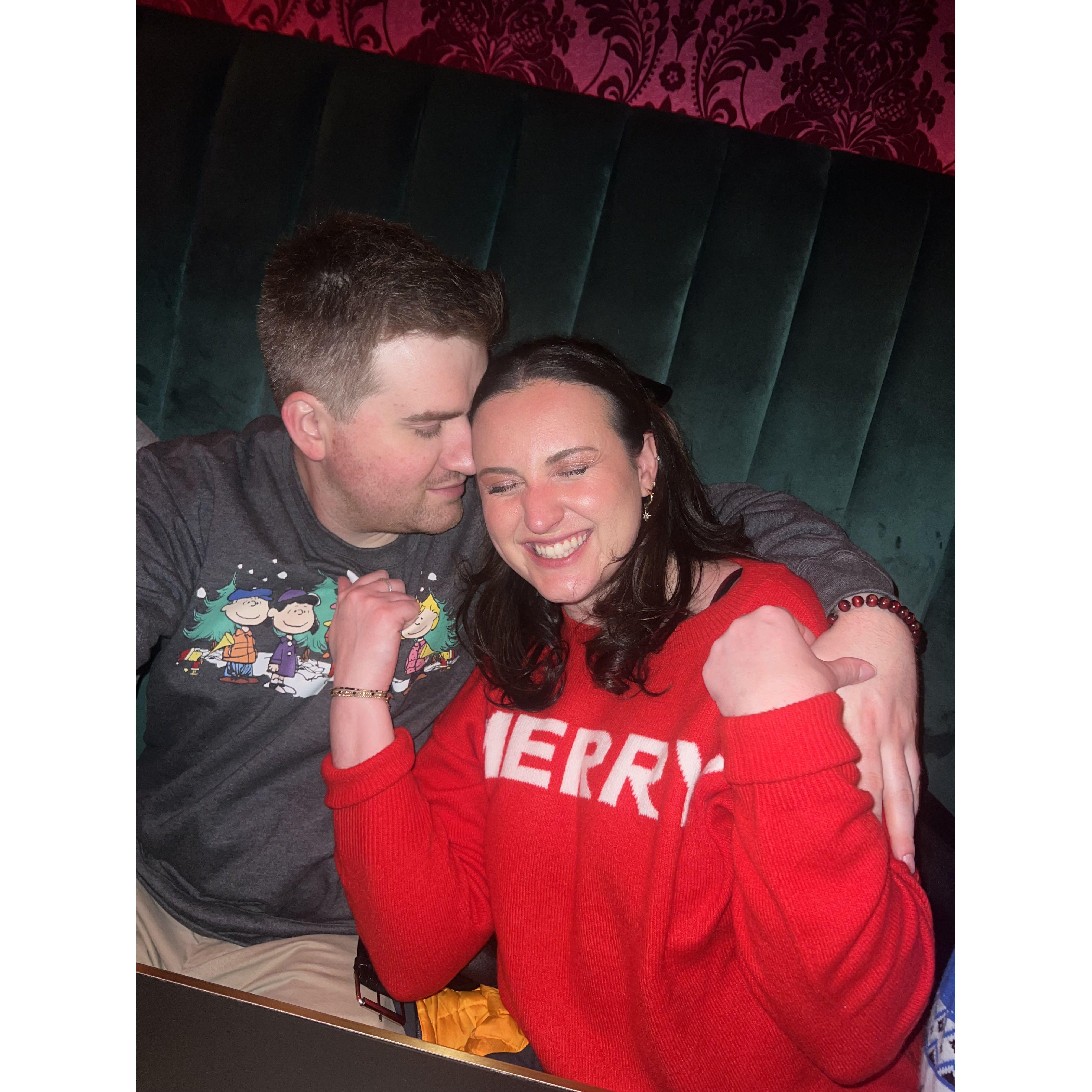 Fun Fact: This was the last picture taken of us before we were engaged!

Shout Out @MonicaKoralus for the picture credit!