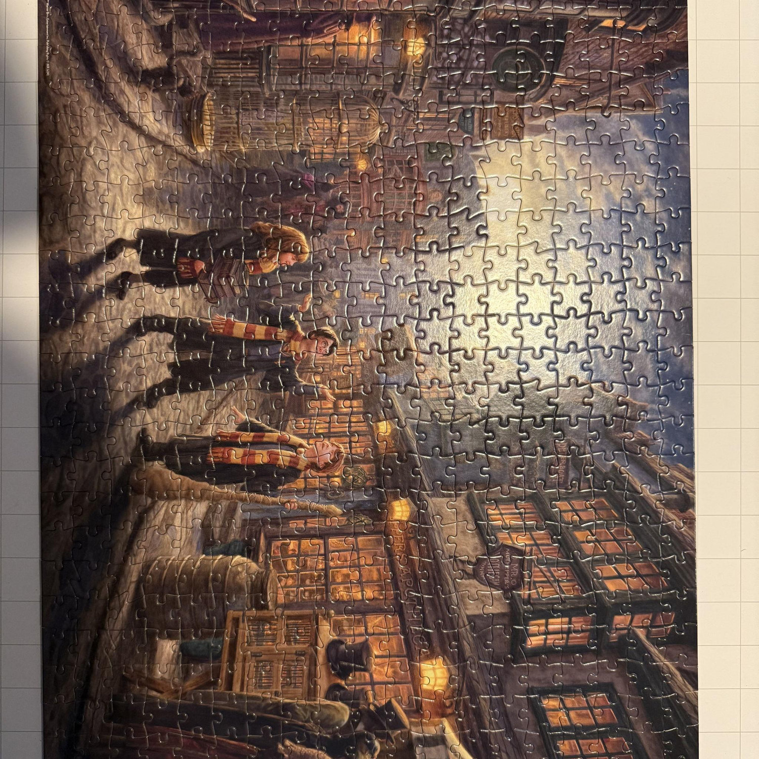 Two muggles, one magical puzzle, and a whole lot of fun.-  Harry Potter at Diagon Alley"