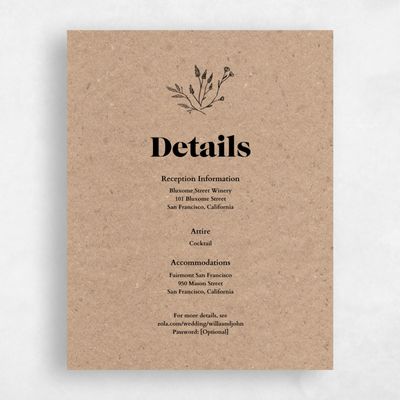 Natural, Brown Wedding Enclosure - Sylvan