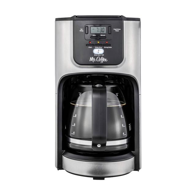 Mr. Coffee 12-Cup Programmable Coffee Maker - Silver