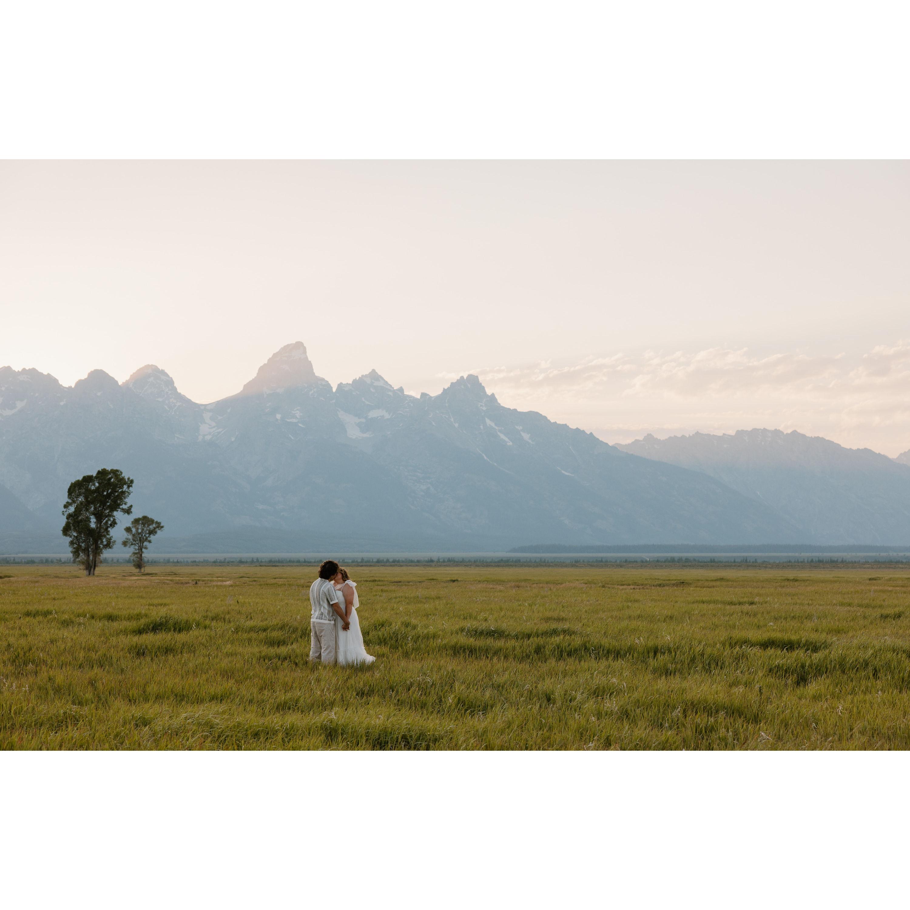 Our magical engagement session at Teton National Park!