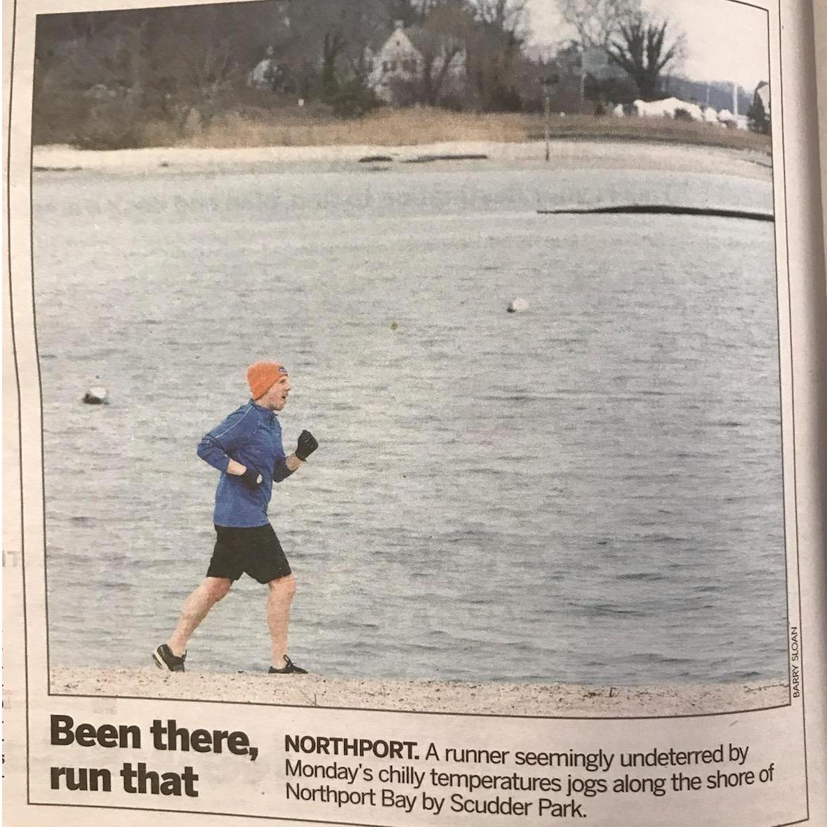 Celebrity sighting in Newsday!