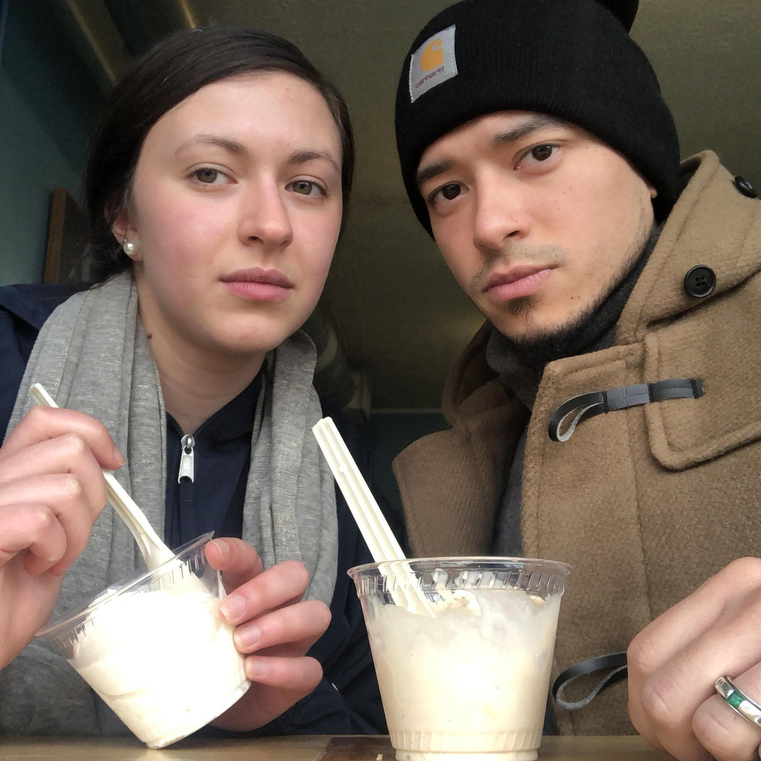 February 7, 2018: Stuntin' for the camera at the Hop