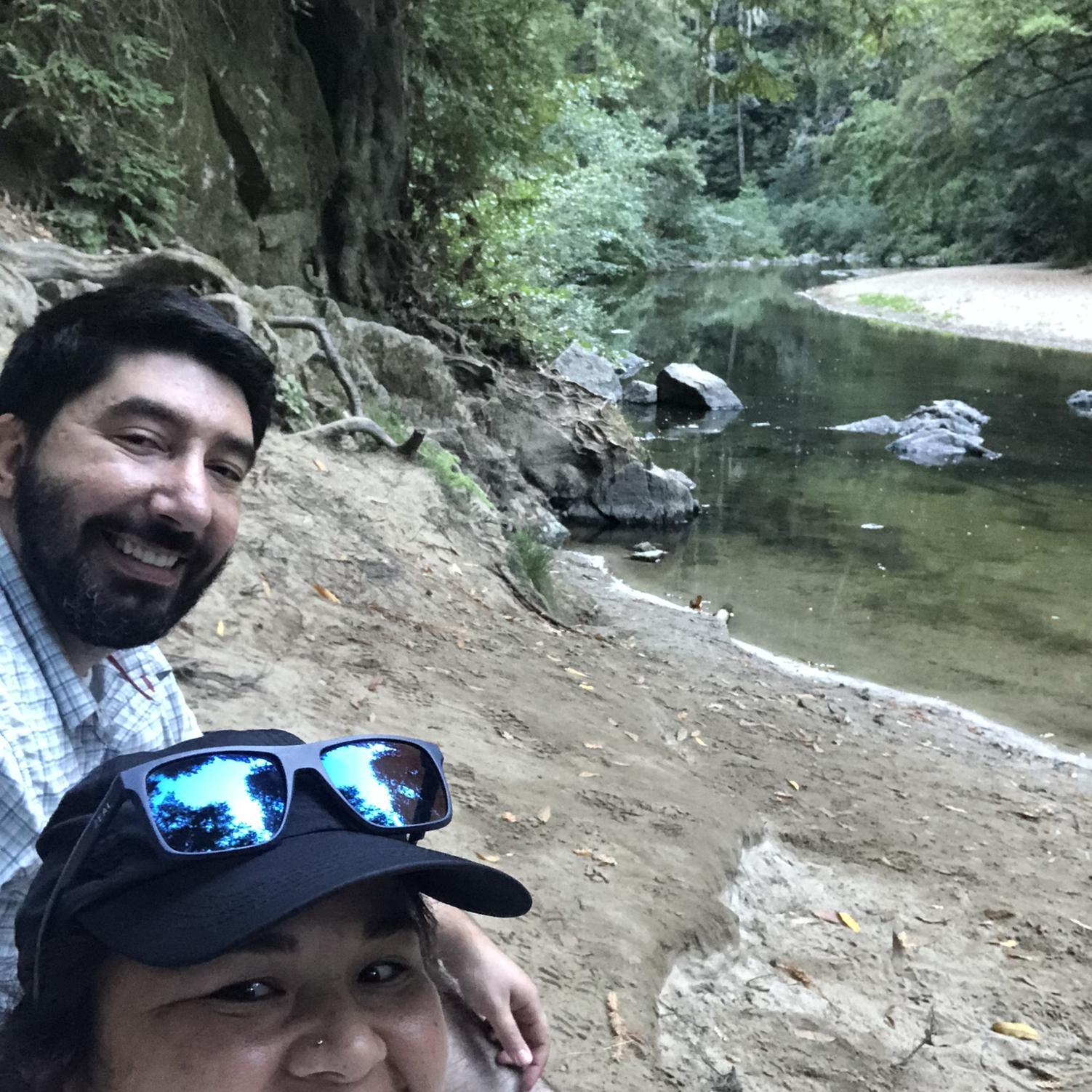 Hiking at Henry Cowell State park