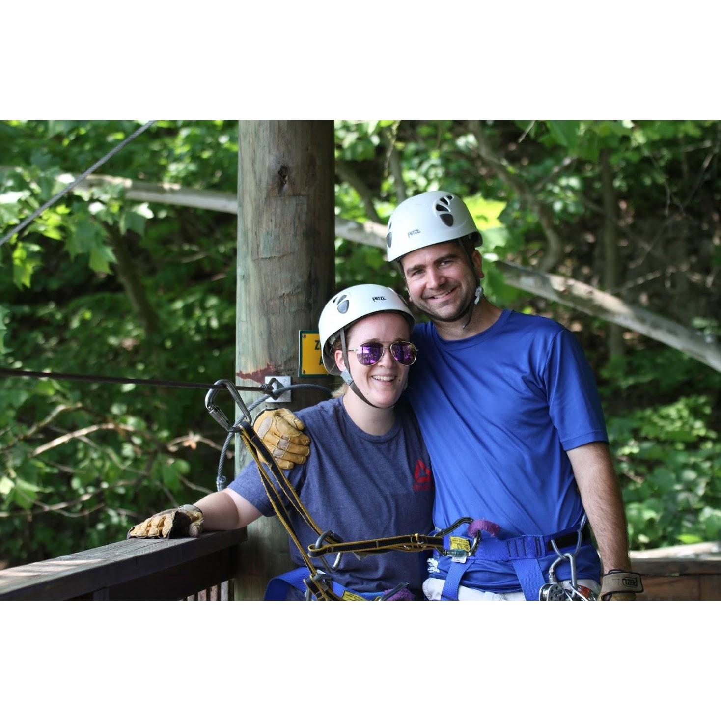 we survived the zip line!