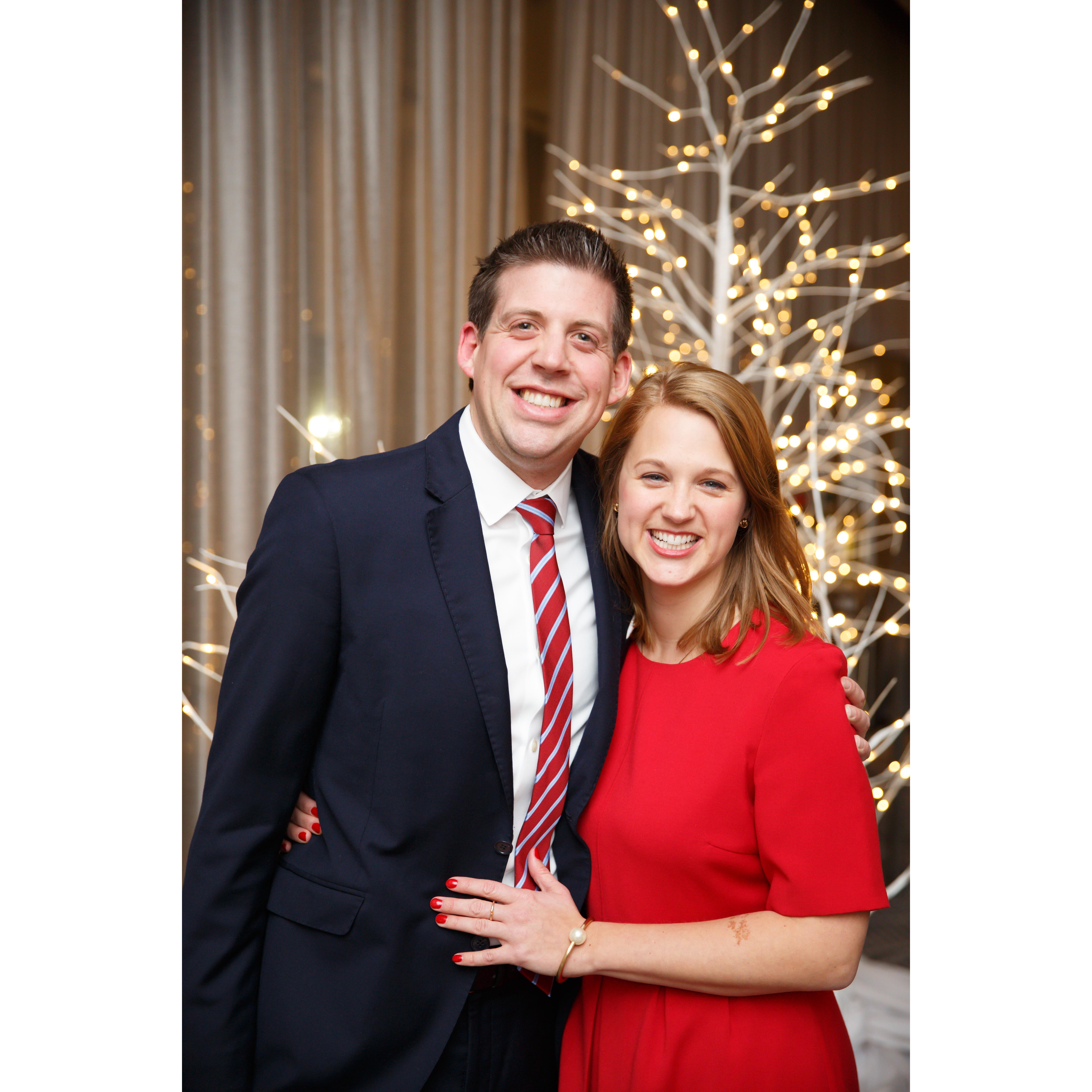 Ben's company holiday party.