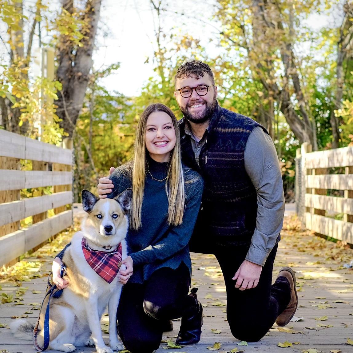 Our first Christmas card photo!