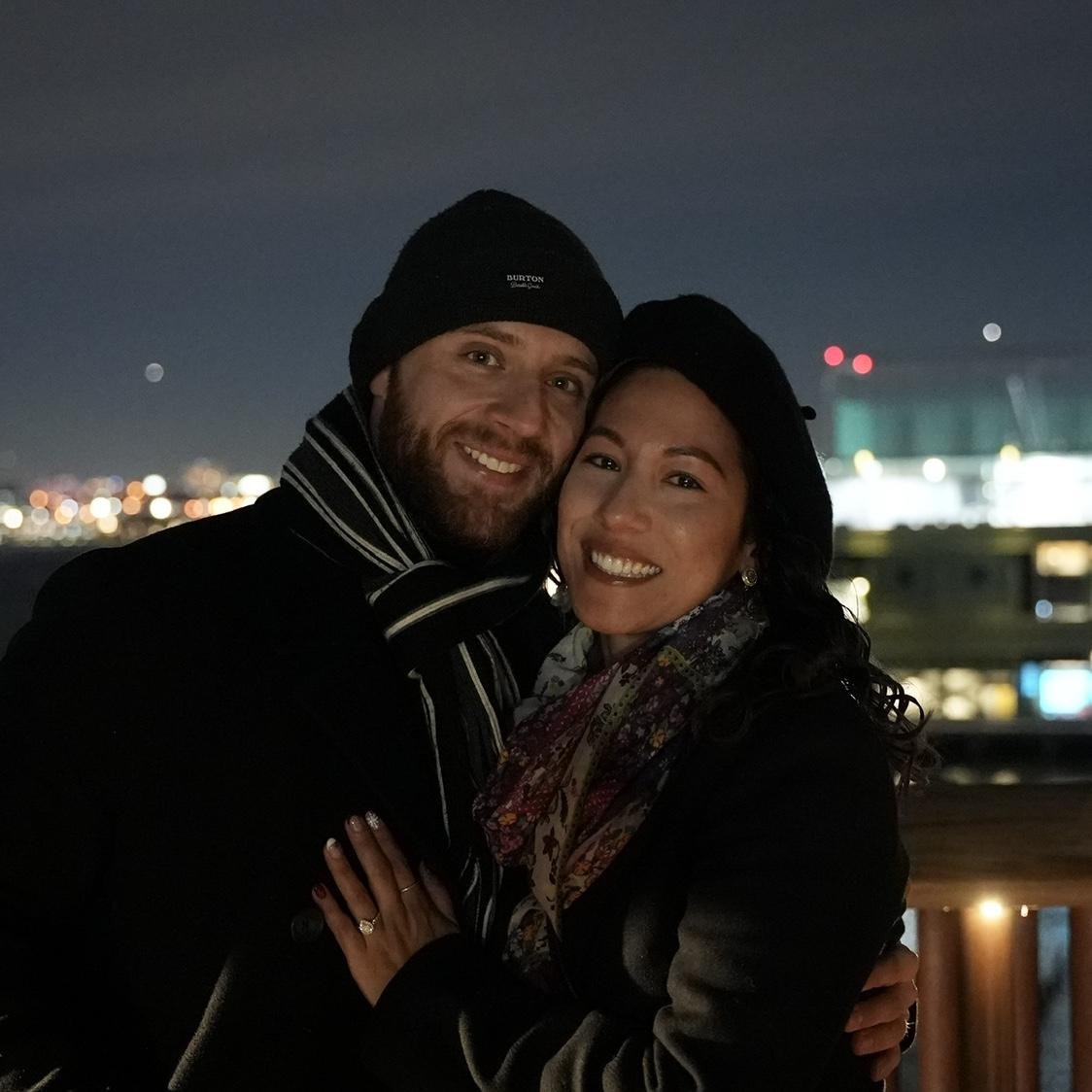 The night we got engaged !