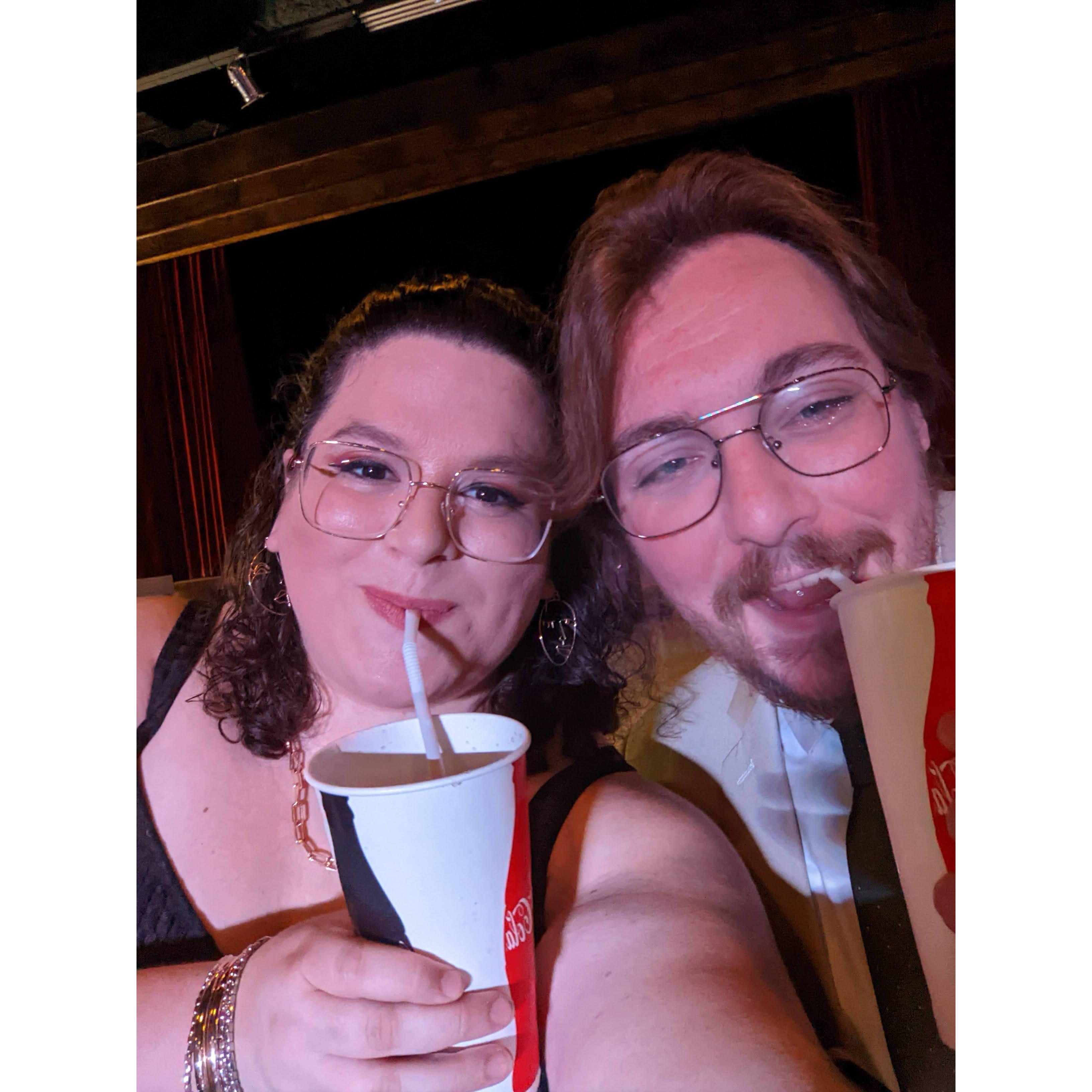 At our friend Loren and Tom's wedding! <3