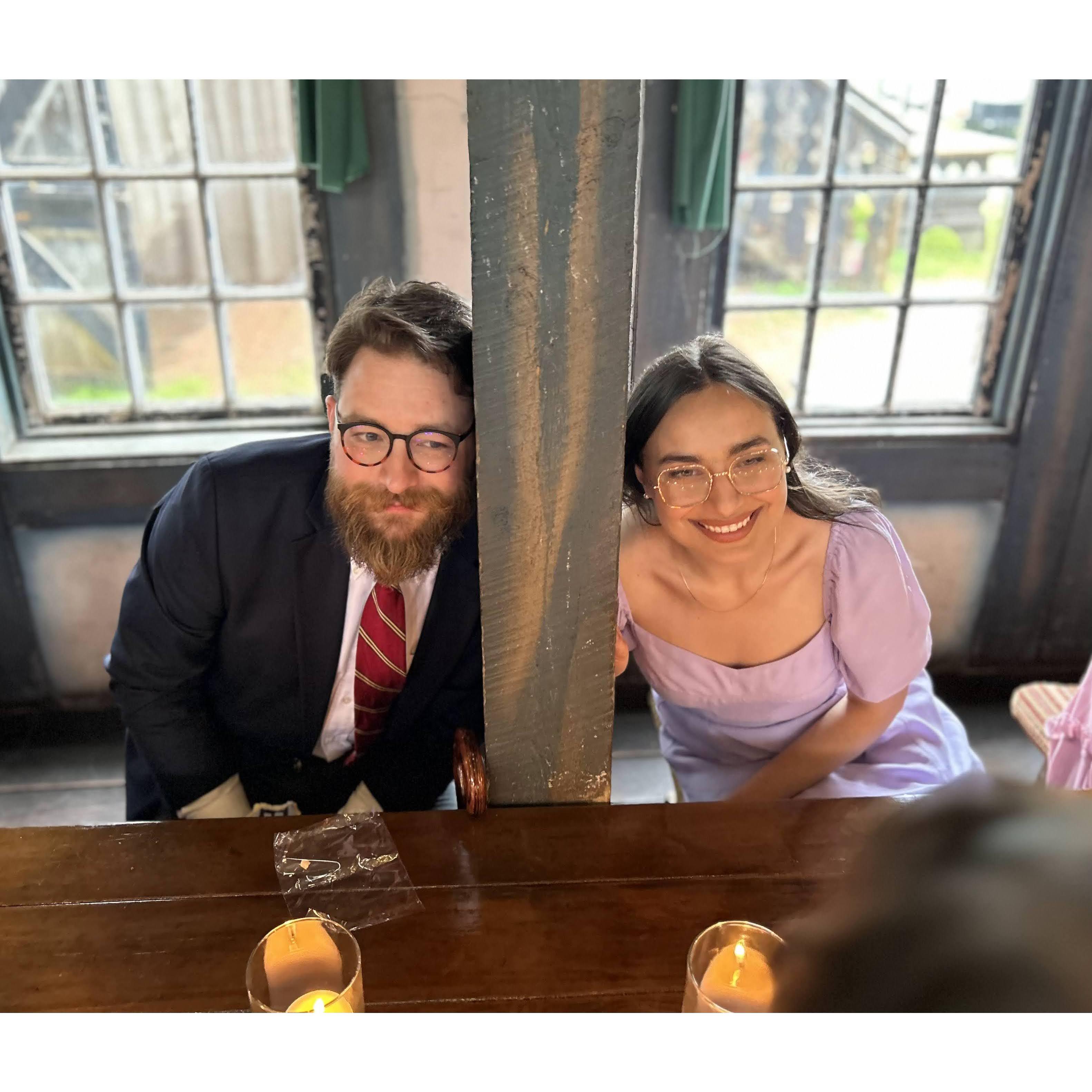 At Esther's cousin’s wedding