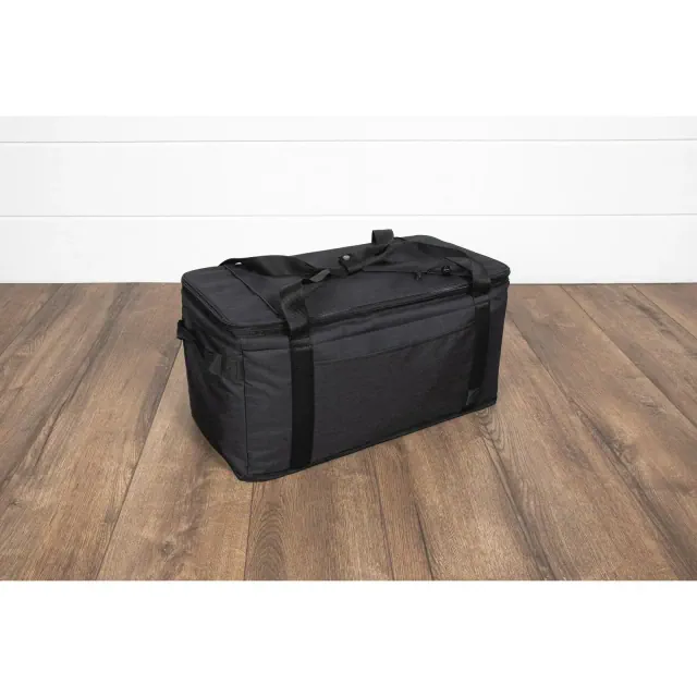 64 Can Collapsible Large Insulated Soft Cooler Bag in Black
