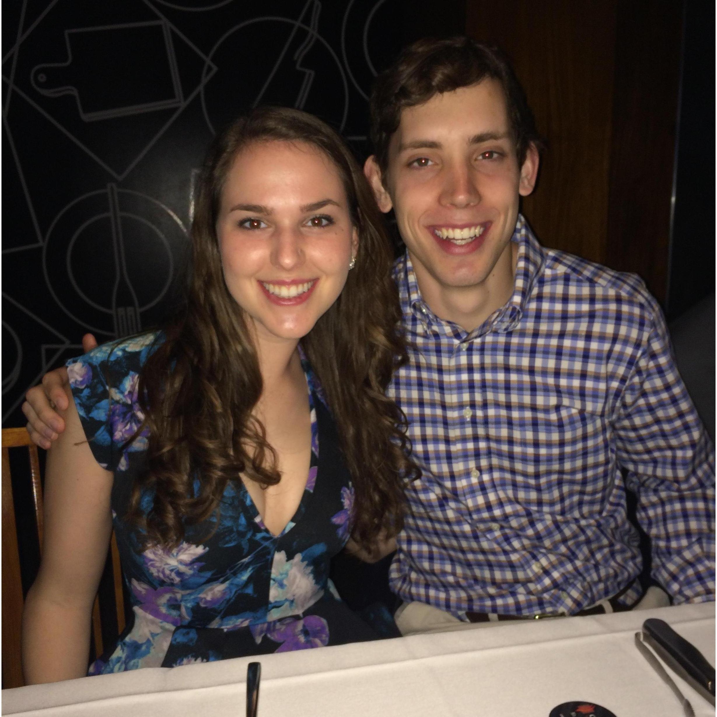 John and Rebecca's first date function in 2015 (Charlotte, NC)