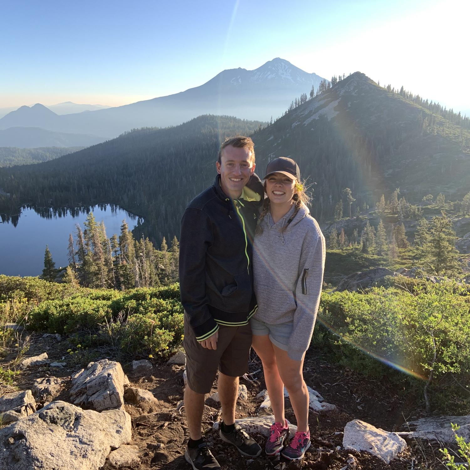 Sunrise hike 🩵
