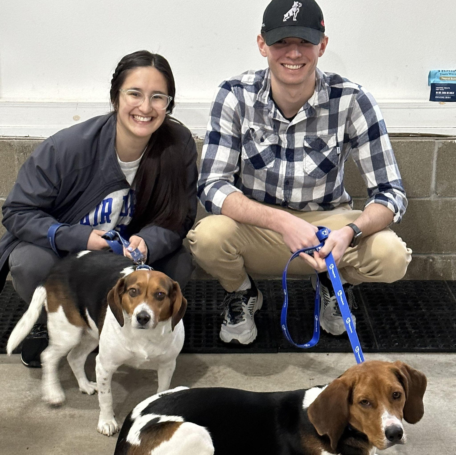 We adopted our second dog together!