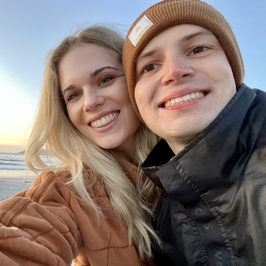The beach where Luke proposed