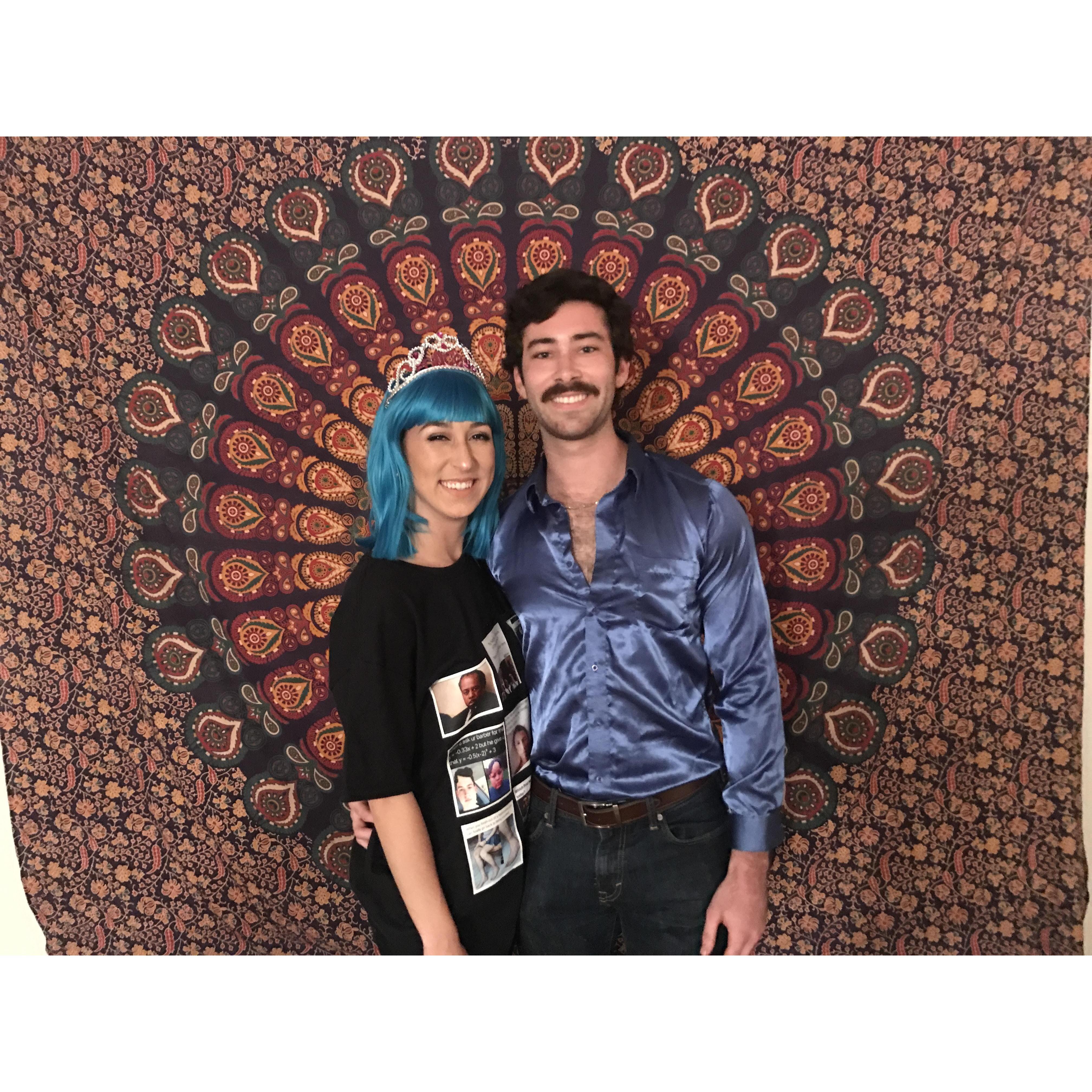 Daniel and Em first halloween together in Gainesville, FL 10.2017