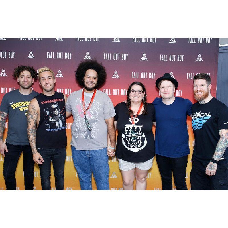 2015 - meeting Fall Out Boy, our favorite band