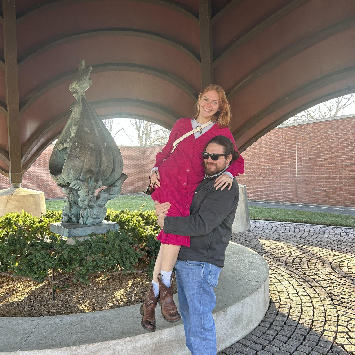 Us in Indiana visiting a couple of very special people (shout out Cam and Lauren xoxo)