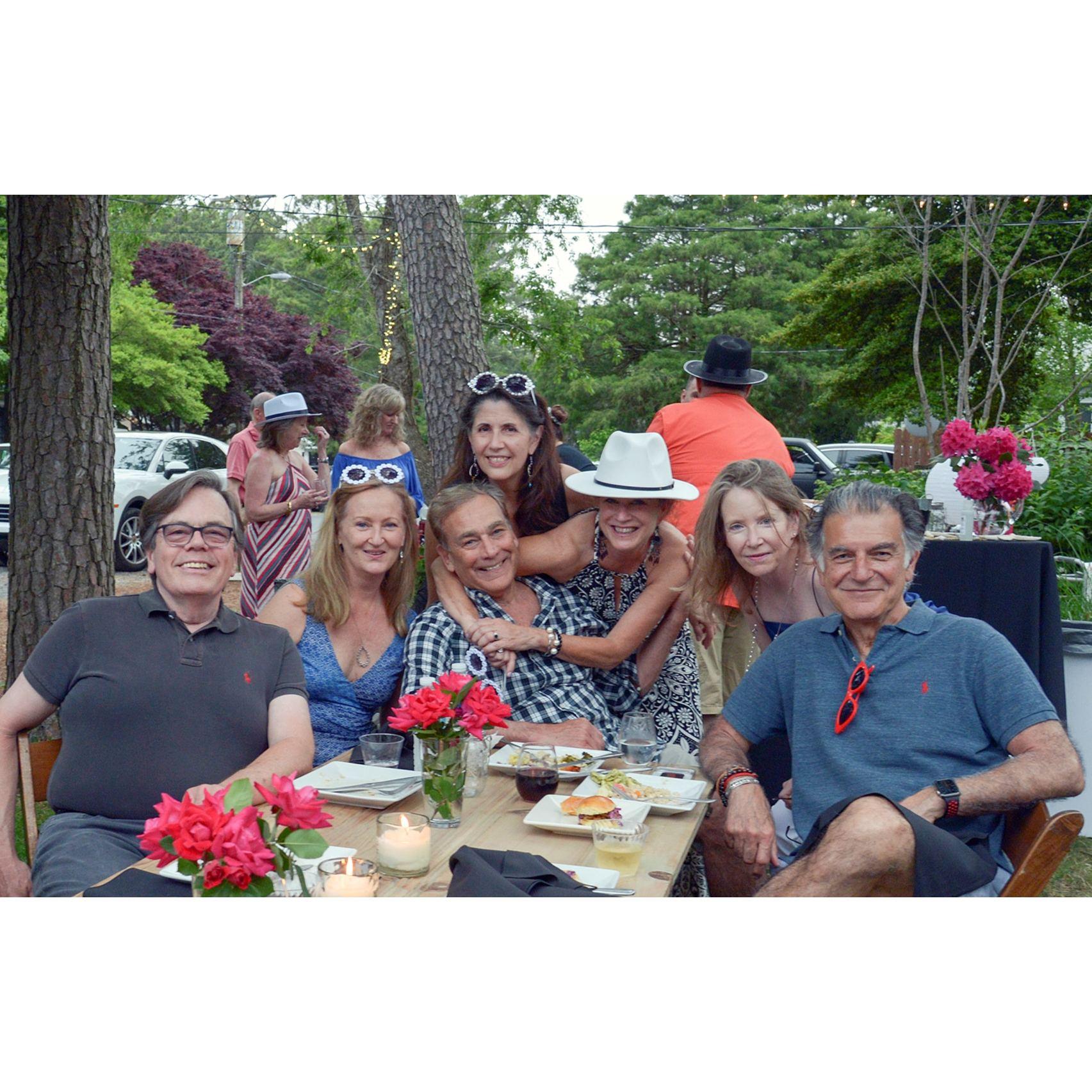 B-day gang, celebration, Gene, Pat, Anna, Marcia, Laura, Mehrdad, Lucious