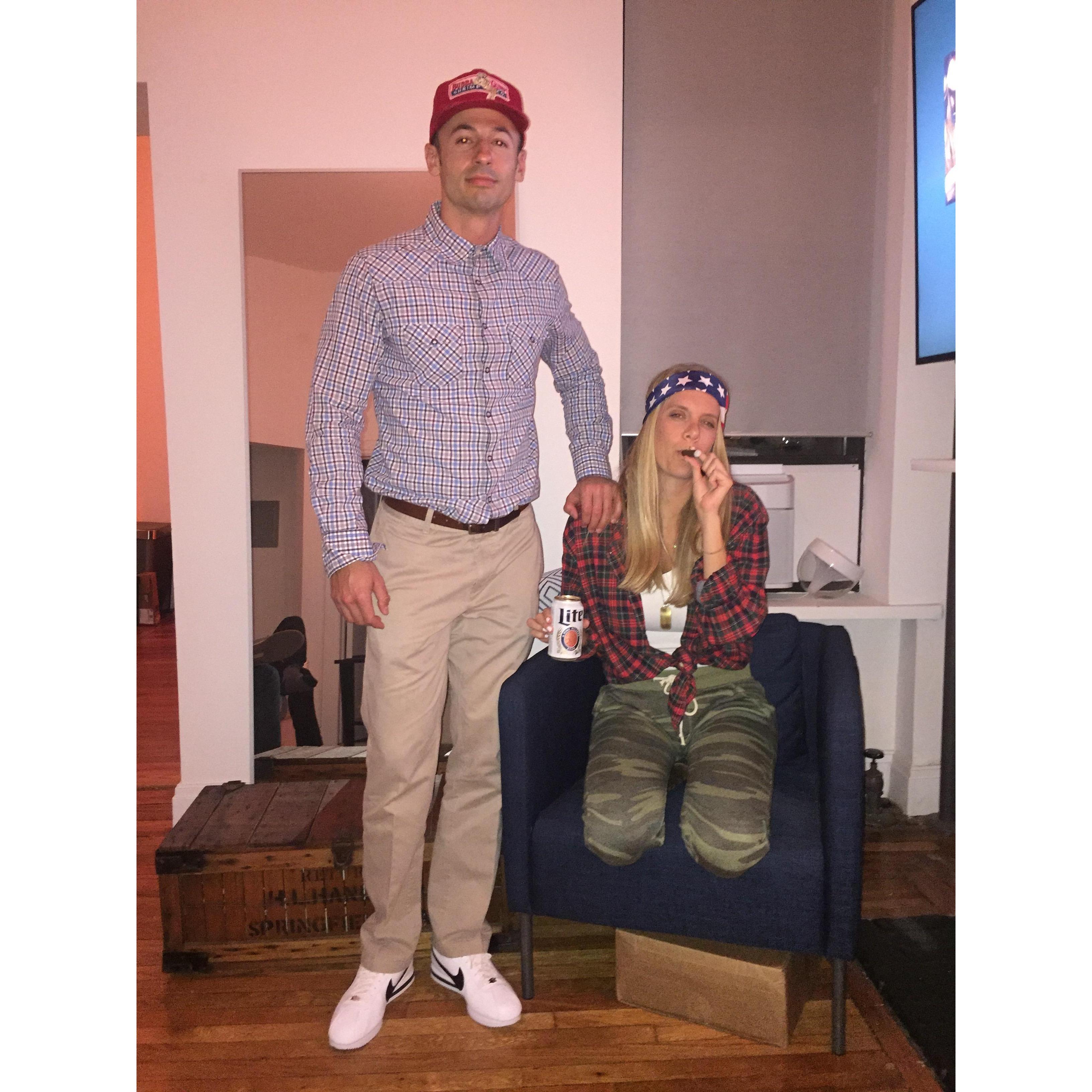 forrest gump and lieutenant dan
halloween 2017