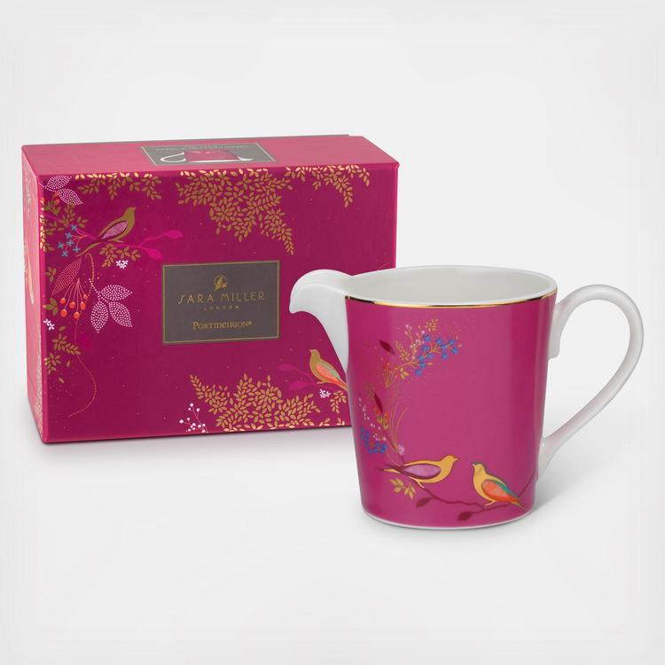 Sara Miller Portmeirion Chelsea Collection Set Di 2 Ciotole In Porcellana Con Dettagli In Foglia Oro 22 Carati