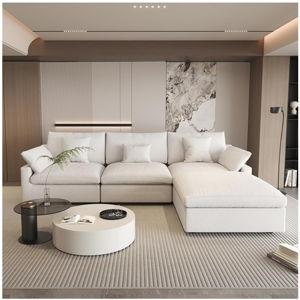 120 inches Cloud Couch Sectional for Living Room, L Shape Down Filled Modular Sectional Sofa
