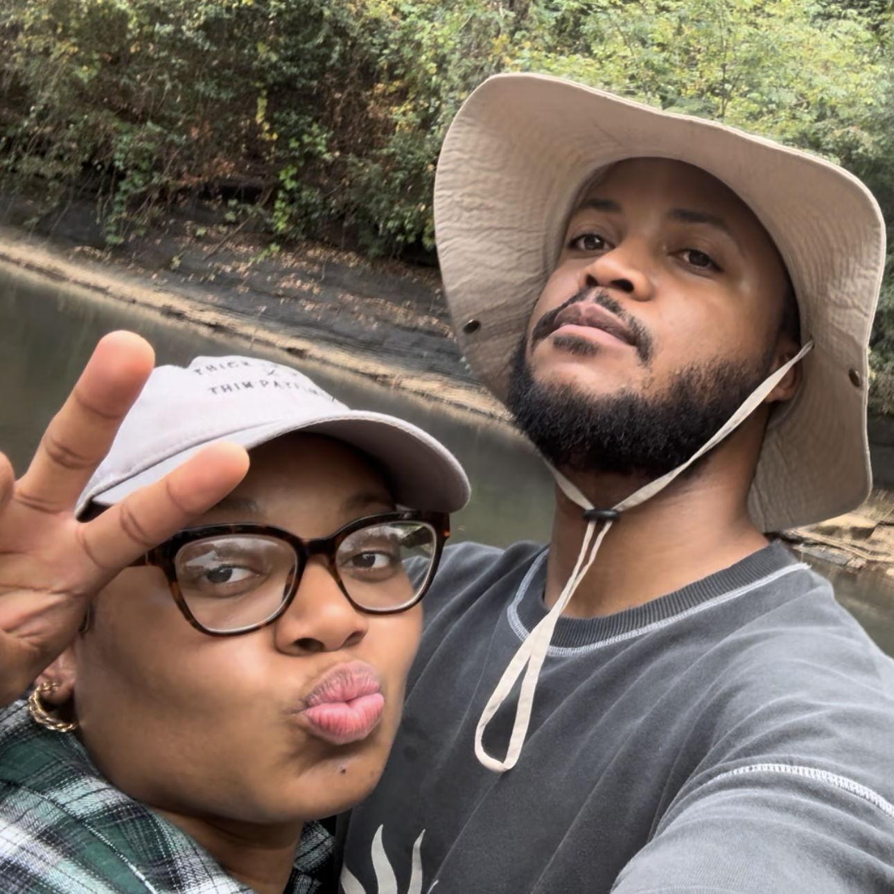 Outdoor fun! Our first hike together.